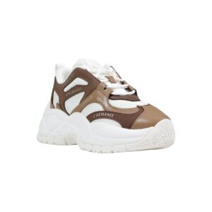 Shop Armani Exchange Women’s Brown Sneakers XDX120 XV708 at Brands Seekers