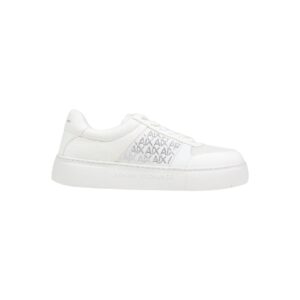 Shop Armani Exchange Women’s White Sneakers XW002788 AF23057 at Brands Seekers
