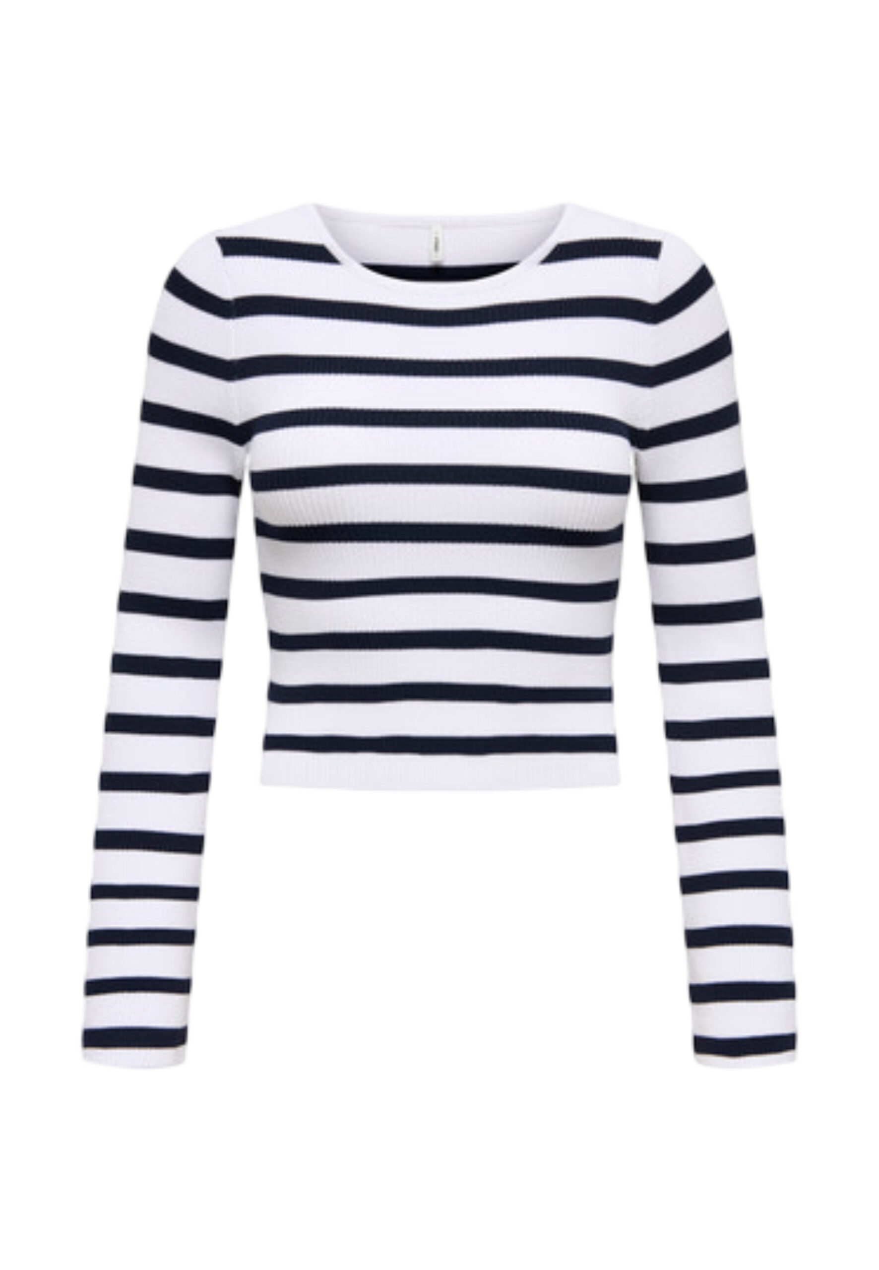 Wanawake Nyeupe Nyeupe Viscose Nylon Knitwear Knitwear Crew Neck