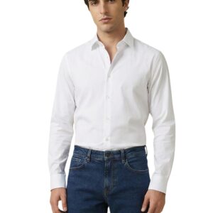 Shop Armani Exchange Men’s White Shirt XM001566 AF19193 at Brands Seekers