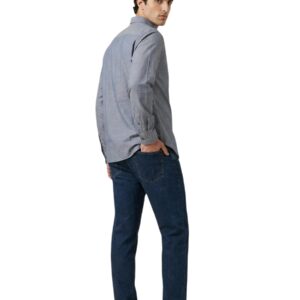 Shop Armani Exchange Men’s Blue Shirt XM002112 AF22548 at Brands Seekers