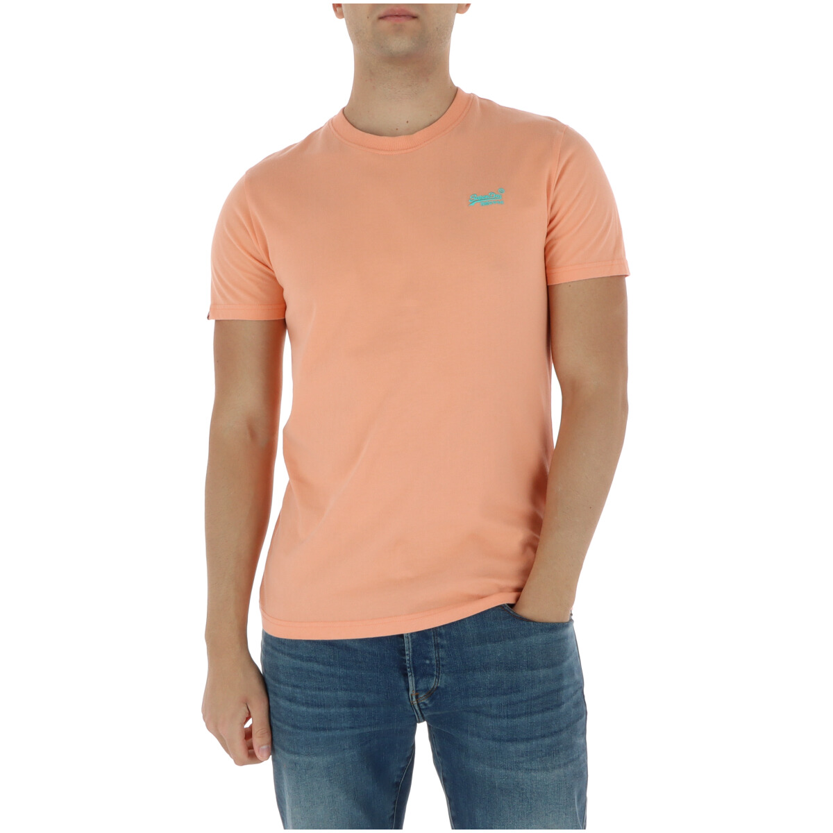 Superdry Muži – tričko 511621 losos | Brands Seekers