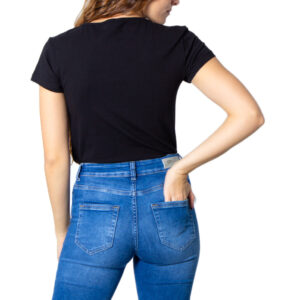 Shop Only Women’s T-Shirt ONLLIVE Top Black 15205059 at Brands Seekers