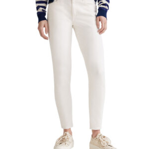Shop Desigual Women’s White Jeans 22SWDD04 at Brands Seekers