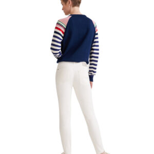 Shop Desigual Women’s White Jeans 22SWDD04 at Brands Seekers