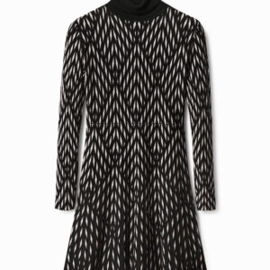 Shop Desigual Women’s Dress, Black, Style 22WWVF07 at Brands Seekers