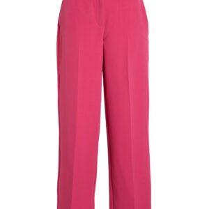 Shop Vila Clothes Women’s Trousers Fuchsia 14082021 at Brands Seekers