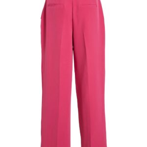 Shop Vila Clothes Women’s Trousers Fuchsia 14082021 at Brands Seekers