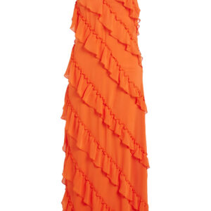 Shop Vila Clothes Women’s Dress Orange 14085368 at Brands Seekers