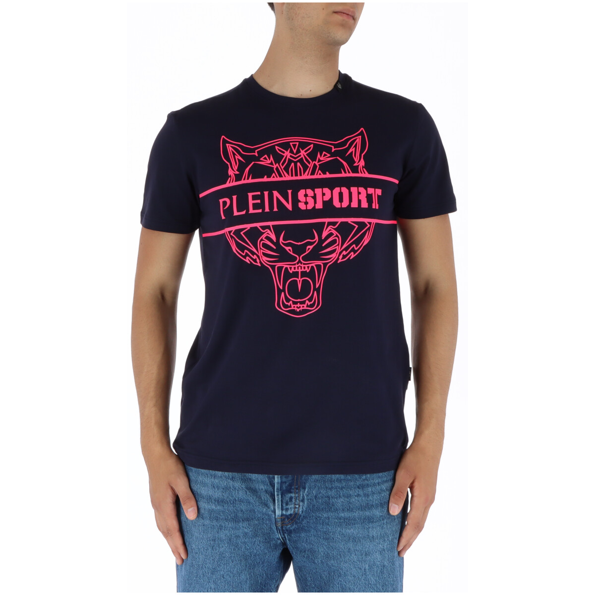 Plein Sport Blå T-skjorte menn 382549 | Brands Seekers