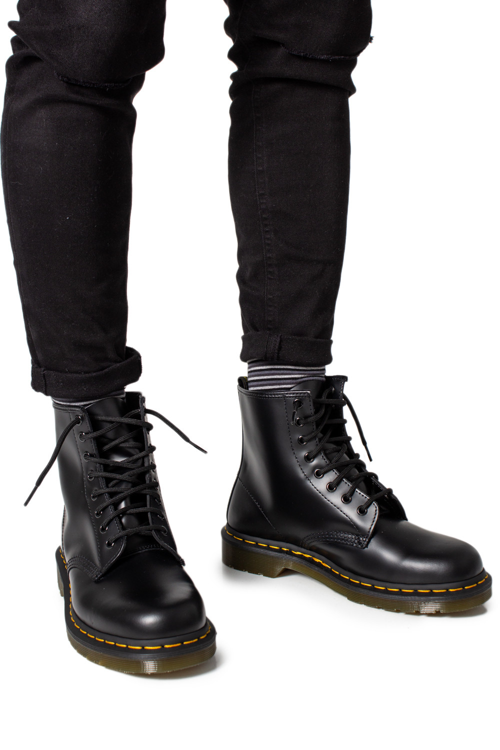 Shop Dr. Martens Men’s Black 1460 Boots 11822006 at Brands Seekers