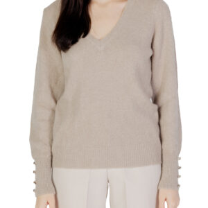 Shop Morgan De Toi Women’s Beige Knitwear 232-MTOUS at Brands Seekers