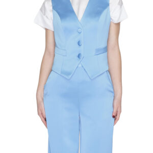 Shop Silence Women’s Light Blue Gilet G1518N at Brands Seekers