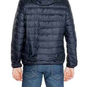 Shop Ea7 Men’s Jacket Packable Down Jacket With Hood Blue 8NPB24 PNGPZ at Brands Seekers