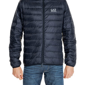 Shop Ea7 Men’s Jacket Packable Down Jacket With Hood Black 8NPB24 PNGPZ at Brands Seekers