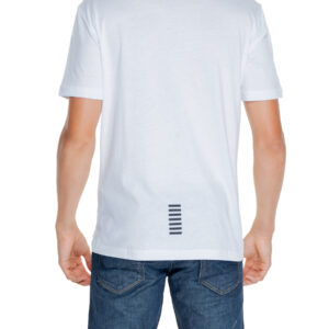 Shop Ea7 Men’s T-Shirt Armani White 8NPT25 PJVPZ at Brands Seekers