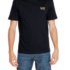 Shop Ea7 Men’s T-Shirt Armani Black 8NPT25 PJVPZ at Brands Seekers