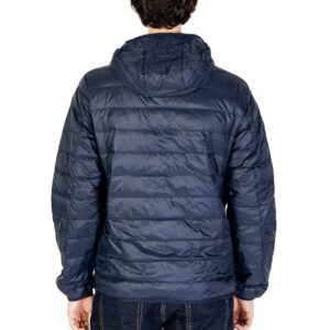 Shop Ea7 Men’s Jacket Packable Down Jacket With Hood Blue 8NPB24 PNGPZ at Brands Seekers