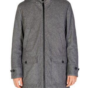 Shop Hamaki-ho Men’s Grey Coat GBI1577H at Brands Seekers