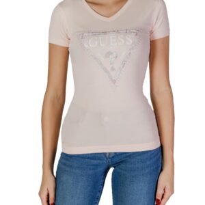 Shop GUESS Women’s T-Shirt Pink Style W5RI21 J1314 at Brands Seekers