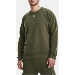 Under Armour Men's Sweatshirt UA Rival Fleece Men's Crew Green 1379755