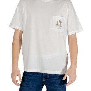 Shop Armani Exchange Men’s T-Shirt White XM000366 AF12308 at Brands Seekers