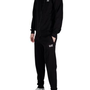 Shop Ea7 Men’s Tracksuit Cotton Tracksuit Black 8NPV63 PJVRZ at Brands Seekers
