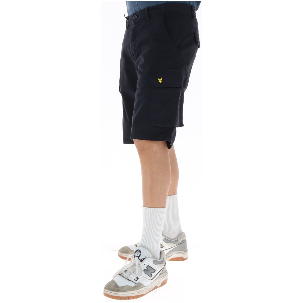 Shop Lyle & Scott Men’s Blue SH1816ITA Shorts at Brands Seekers