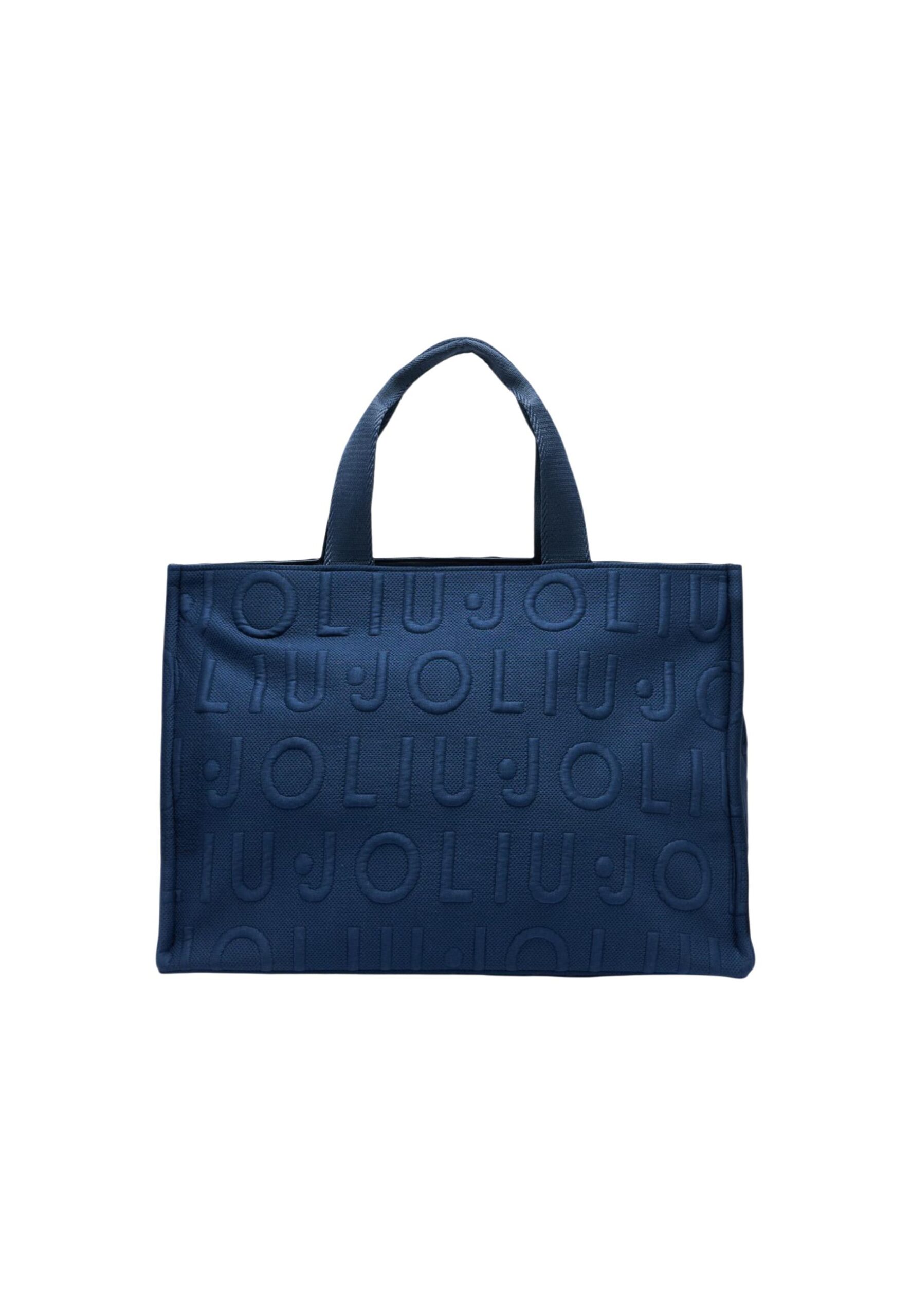 Shop Liu Jo Women’s Blue L TOTE LOGO BUBBLE Bag at Brands Seekers