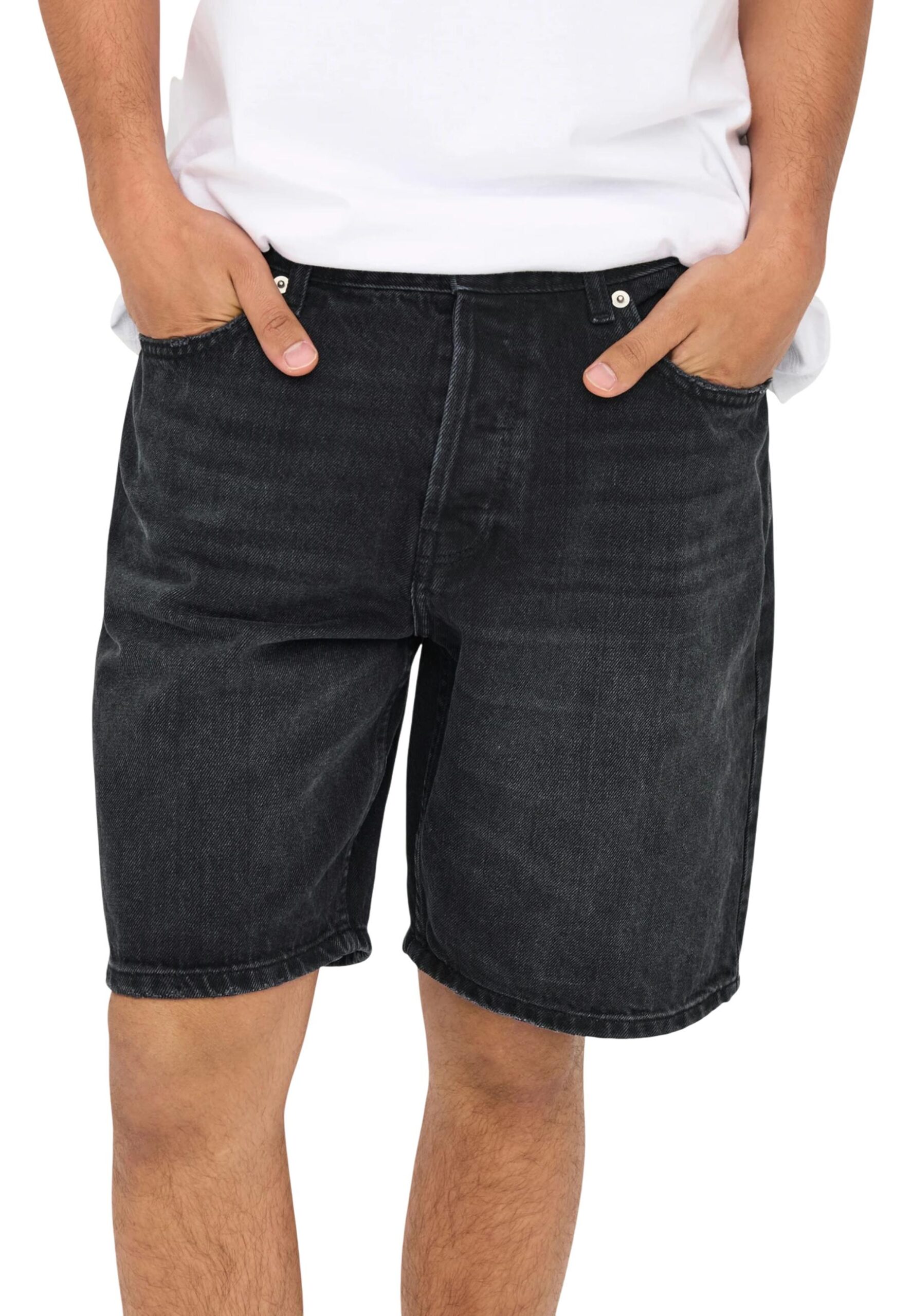 Only Moške črne kratke hlače 519246 | Brands Seekers