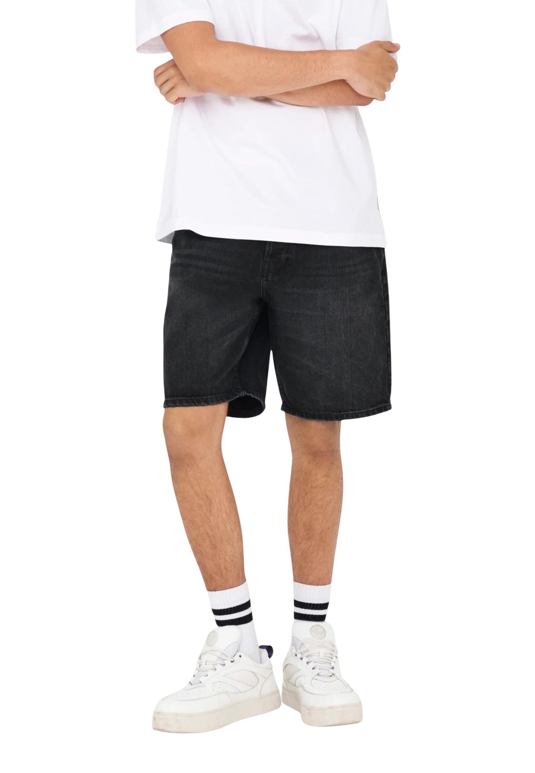 Only Moške črne kratke hlače 519246 | Brands Seekers