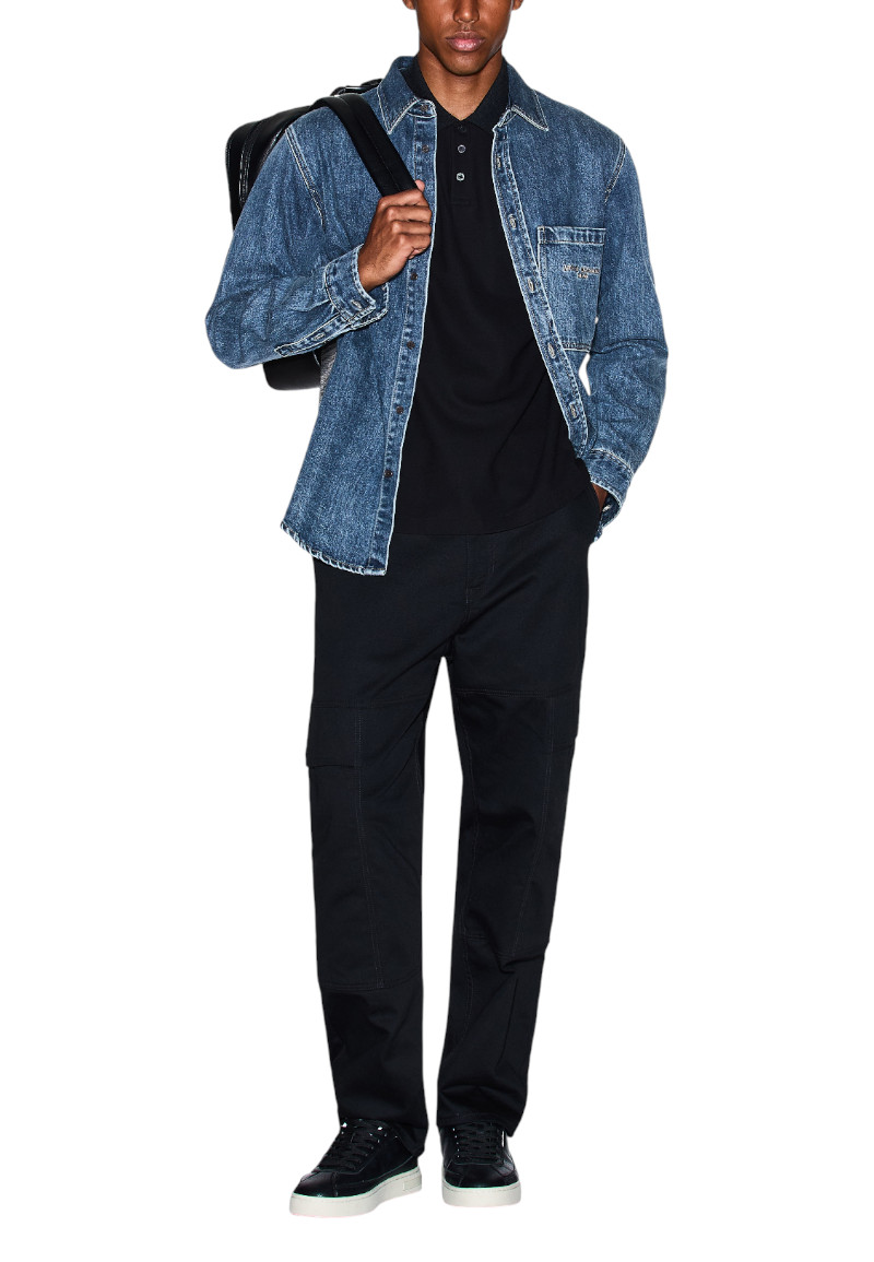 Armani Exchange Moška modra majica 518258 | Brands Seekers