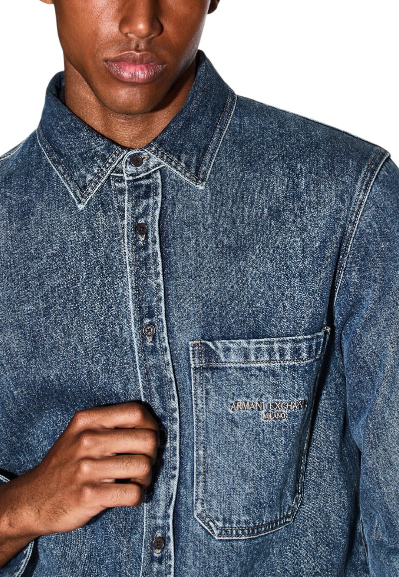 Armani Exchange Moška modra majica 518258 | Brands Seekers