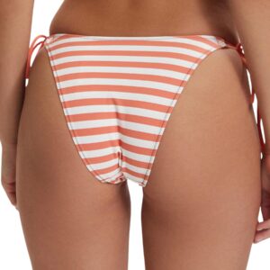 Shop Calvin Klein Jeans Women’s Orange Beachwear SIDE TIE BOTTOM at Brands Seekers