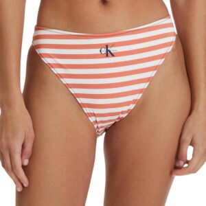 Shop Calvin Klein Jeans Women’s Orange HIGH LEG BIKINI at Brands Seekers