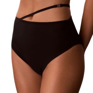 Shop Calvin Klein Jeans Women’s Black Beachwear HW BELT BOTTOM at Brands Seekers