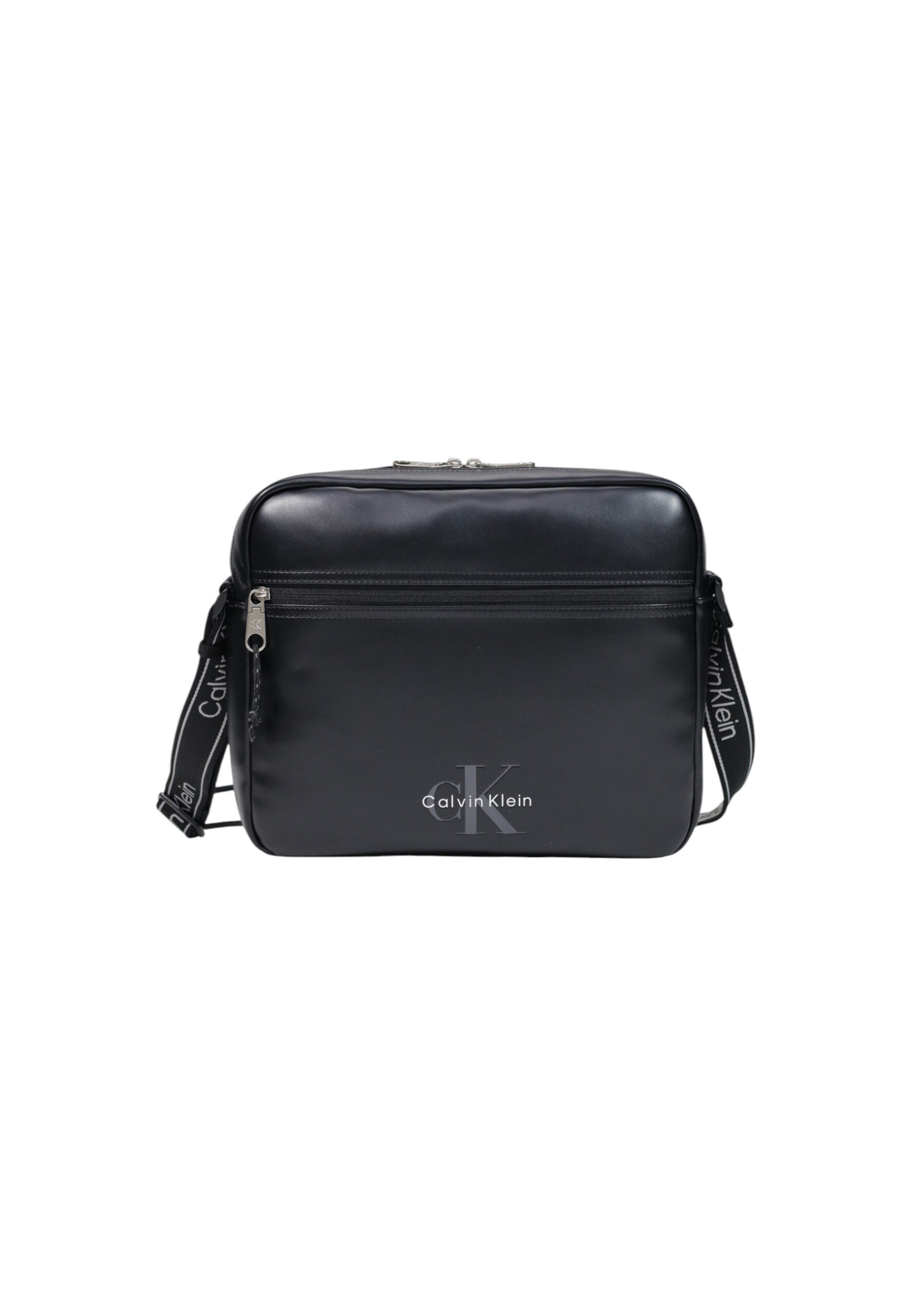 Shop Calvin Klein Men’s Black Bag BOLD LOGO WEBBING LAPTOP at Brands Seekers