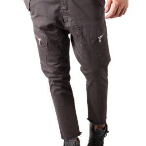 Shop Absolut Joy Men’s Grey Trousers P2972B at Brands Seekers