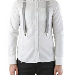 Shop Absolut Joy Men’s White Shirt C689 at Brands Seekers