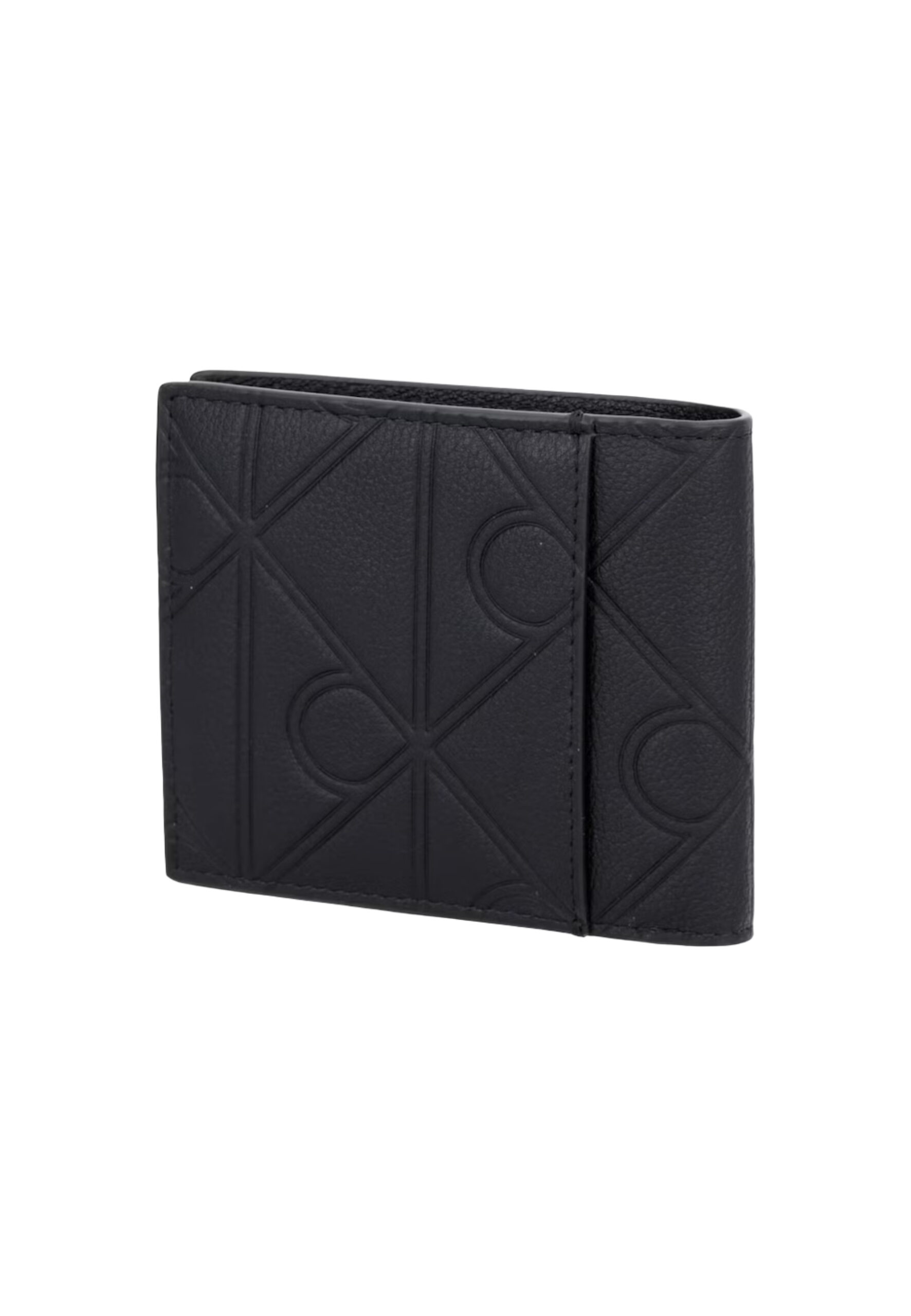 Shop Calvin Klein Men’s Black Wallet XL EMBLEM AOP EMBO at Brands Seekers