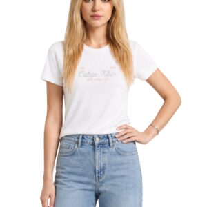 Shop Calvin Klein Jeans Women’s White T-Shirt 519911 at Brands Seekers