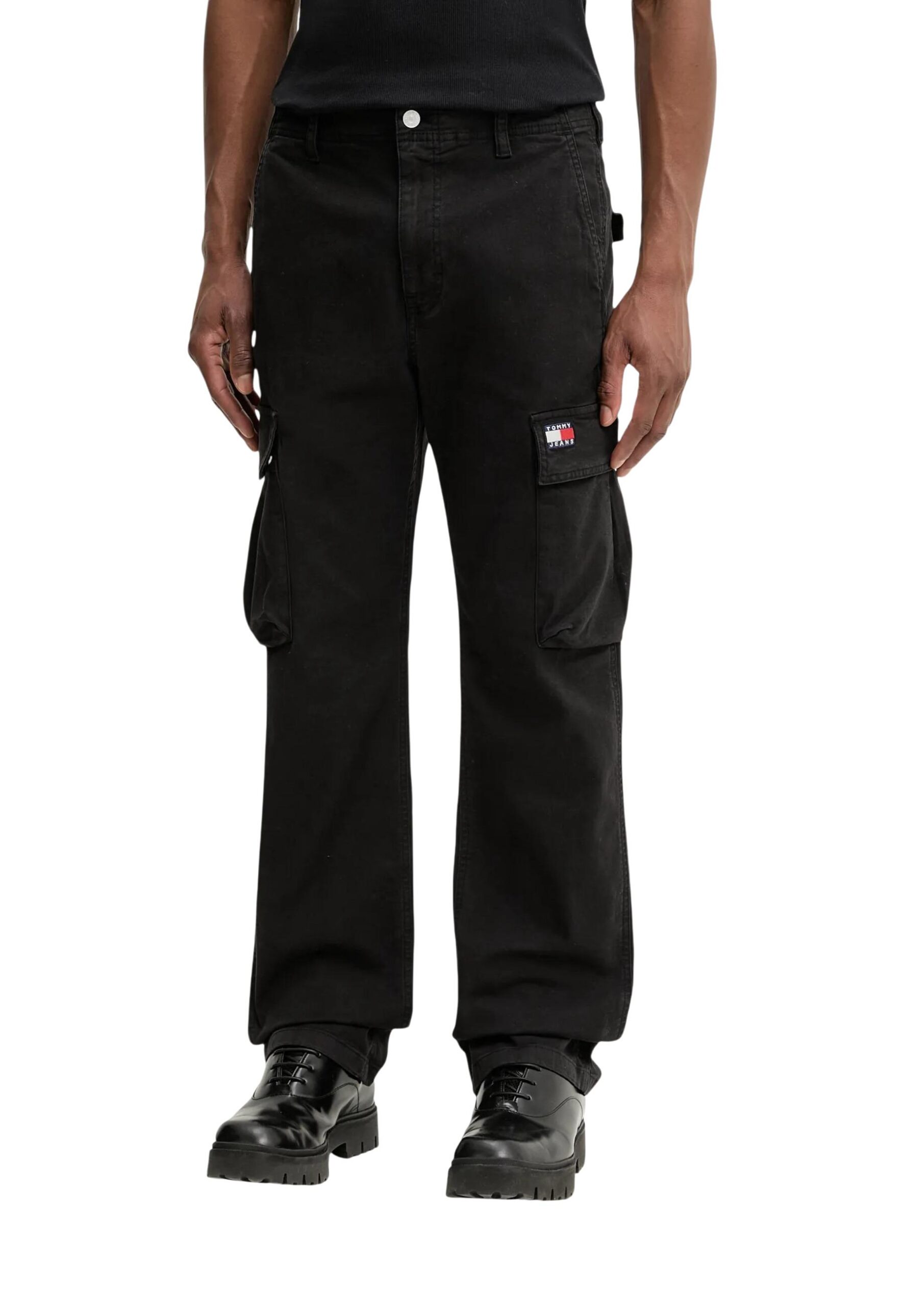 Shop Tommy Hilfiger Jeans Tommy Hilfiger Men’s Black Jeans TJM OTIS CO CANVAS at Brands Seekers