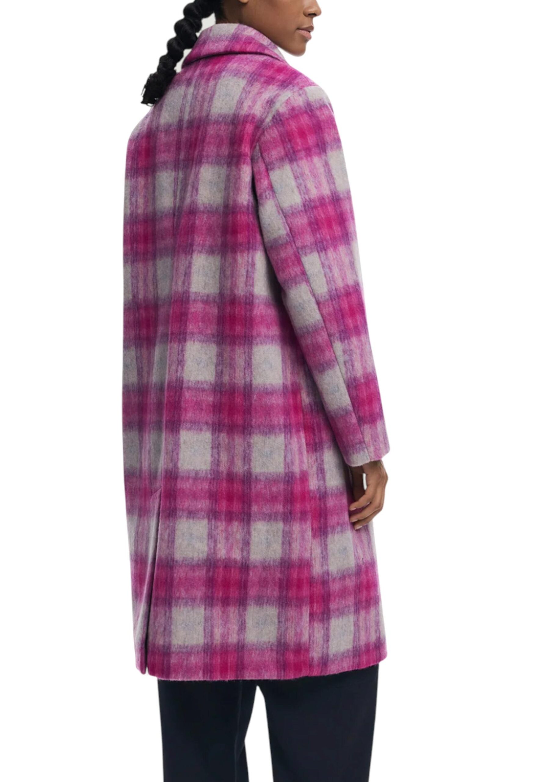 Shop Desigual Women’s Pink Coat at Brands Seekers