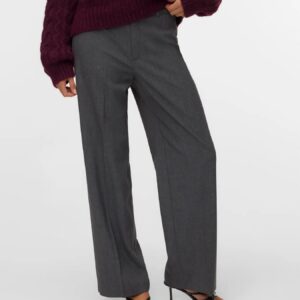 Shop Vero Moda Women’s Grey Trouser 10334103 at Brands Seekers