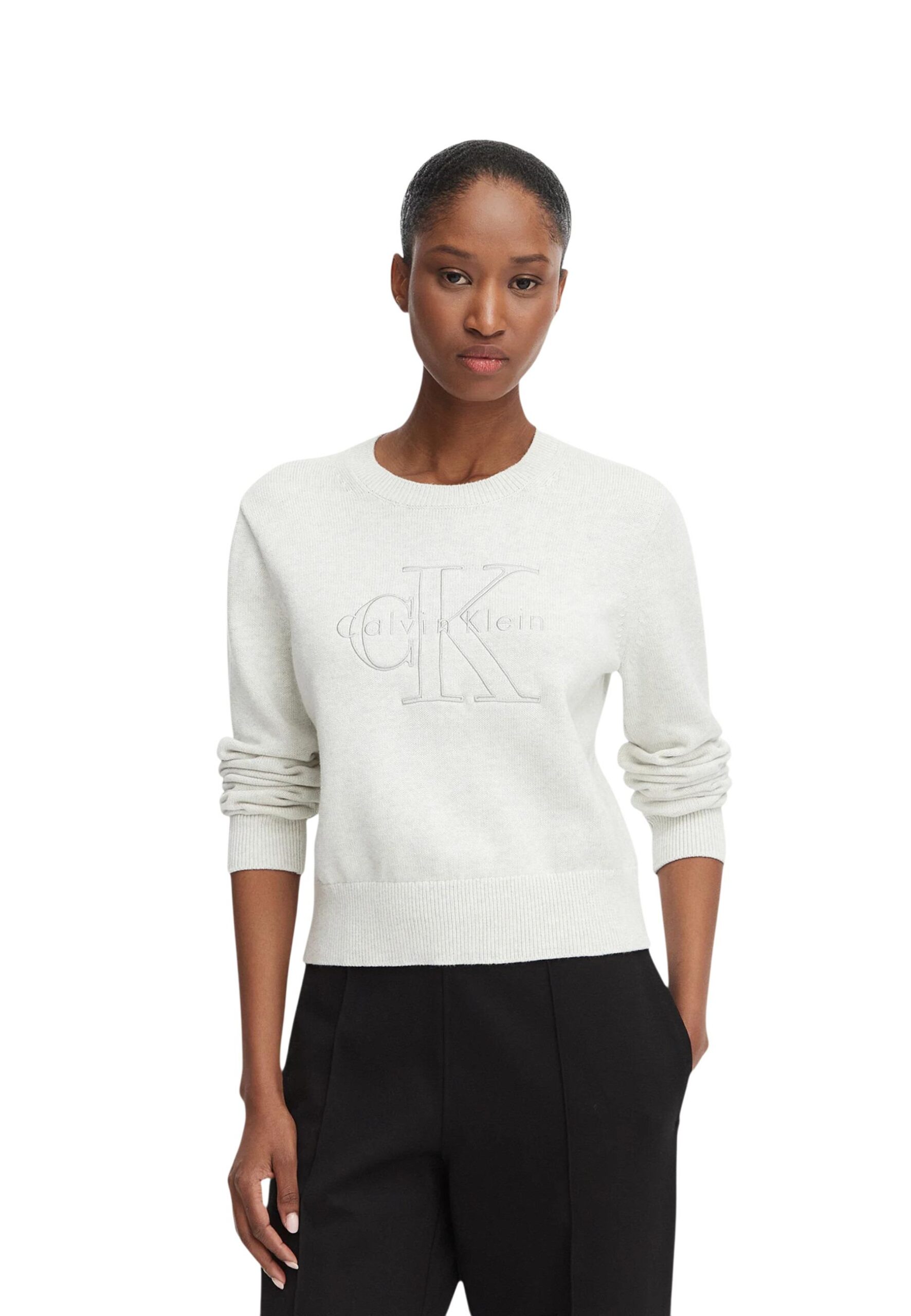 Calvin Klein Jeans en maille blanche féminine 2475175
