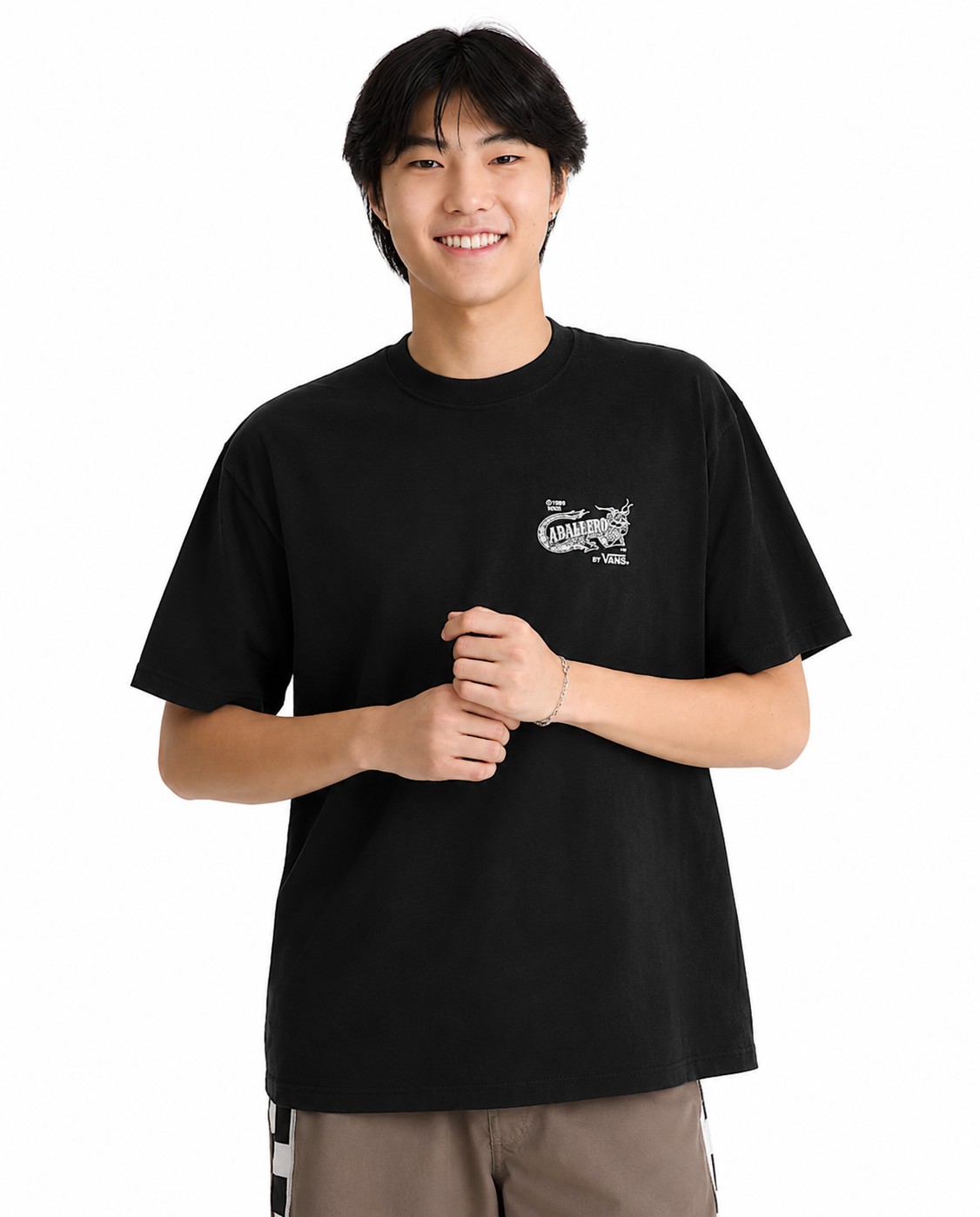 Itim na T-shirt ng Lalaki ng Vans VN000XHBBLK1
