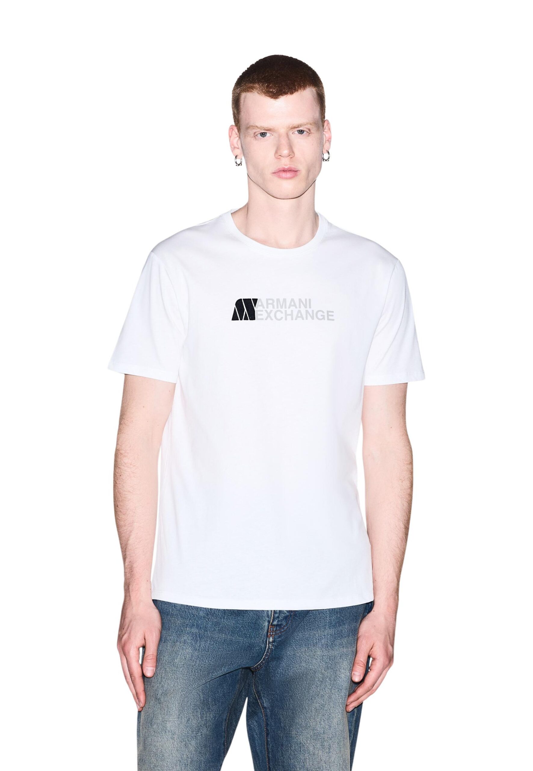 Armani Exchange Camiseta Branca Masculina 2475825