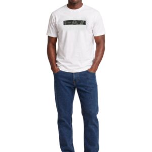 Shop Ea7 Men’s White T-Shirt 2475880 at Brands Seekers
