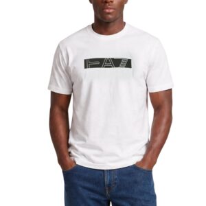 Shop Ea7 Men’s White T-Shirt 2475880 at Brands Seekers