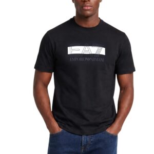 Shop Ea7 Men’s Black T-Shirt 2475881 at Brands Seekers